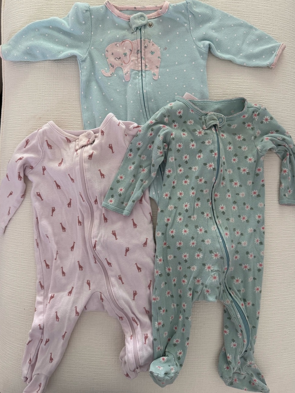 Adorable Pre-Loved 6 month onesies